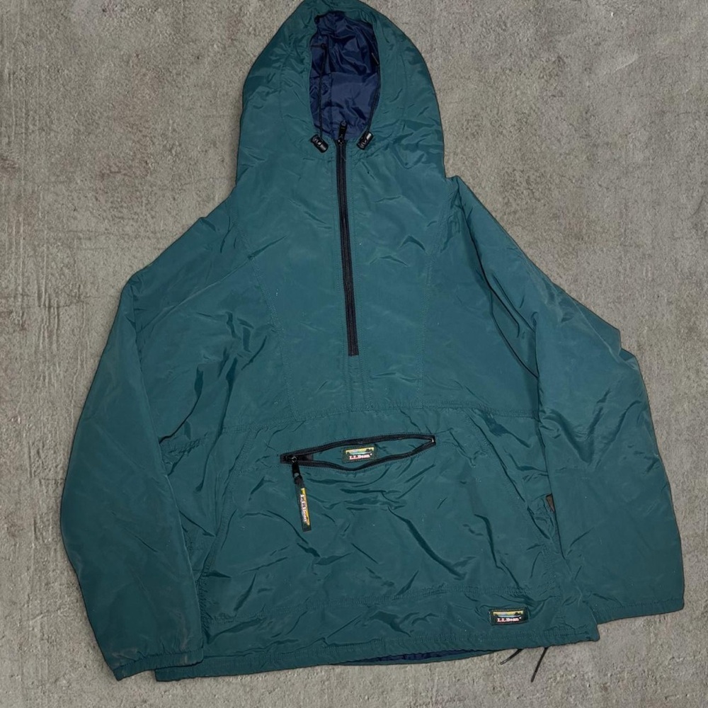 Green LL Bean 90s windbreaker jacket jacket 
Women L
#windbreaker